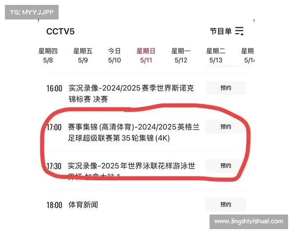 今日体育赛事频道节目表 今日体育赛事频道节目表